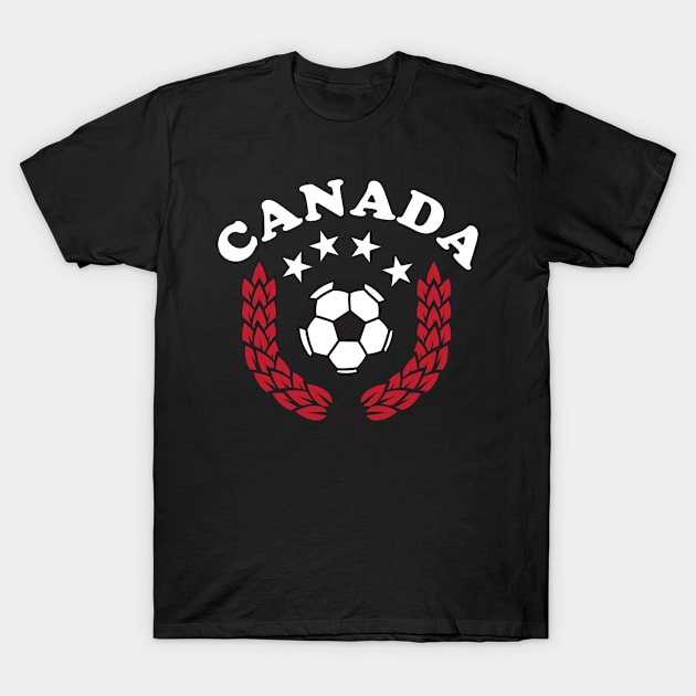 Canada Soccer T-Shirt by Rayrock76